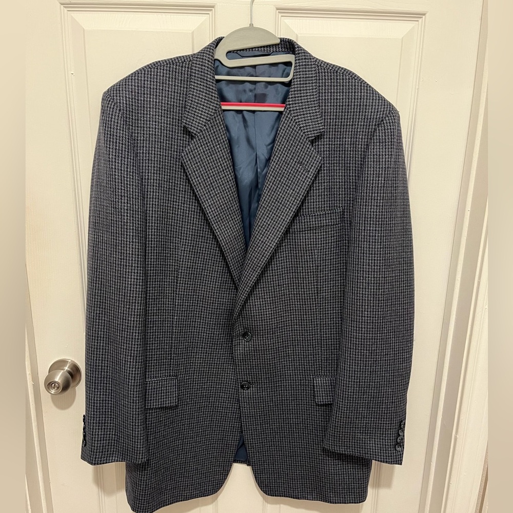 NWOT Vintage Neiman Marcus Wool/Cashmere Hickey-Freeman Collection Blazer Size L